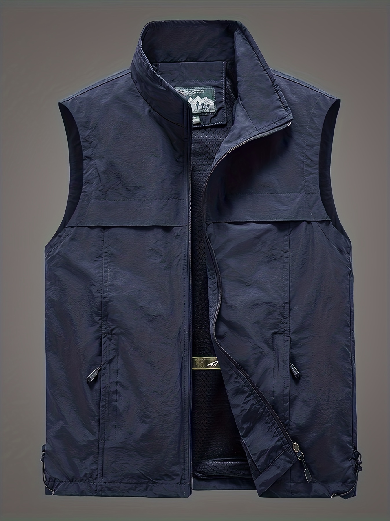 Solid Casual Three piece Set Zip Hooded Jacket Sleeveless - Temu