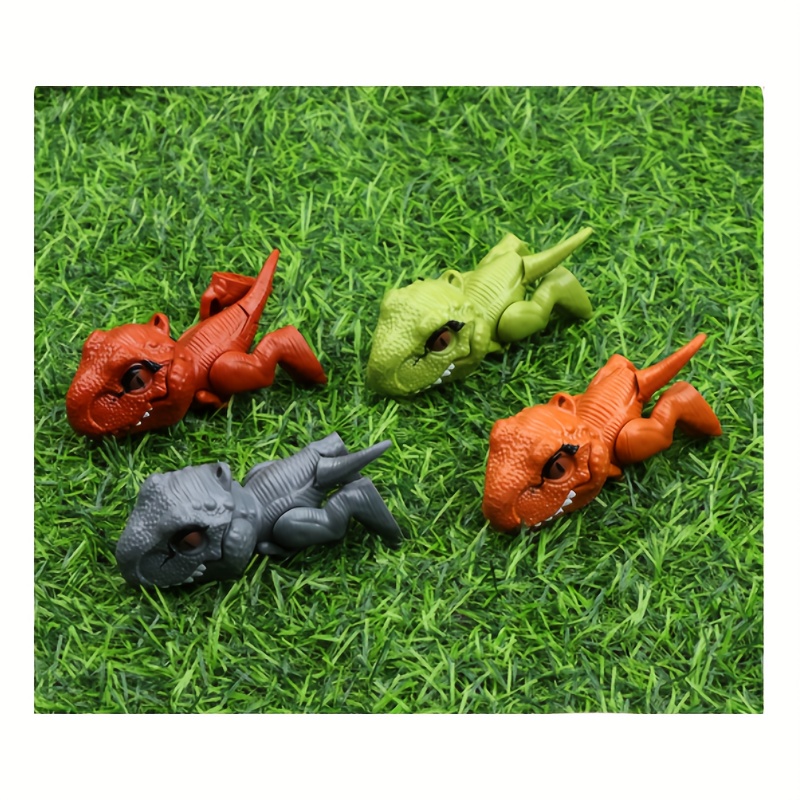 5 pçs dos desenhos animados mini realista dragão dinossauro dedo