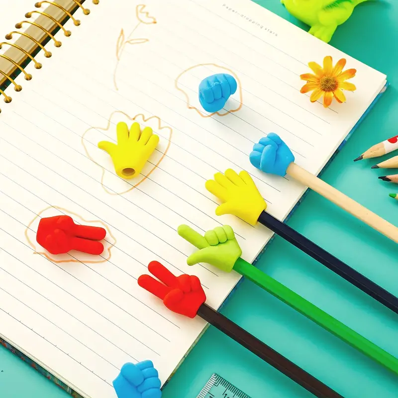Colorful Pencil Tips Rubber Eraser Pencil Top Erasers - Temu