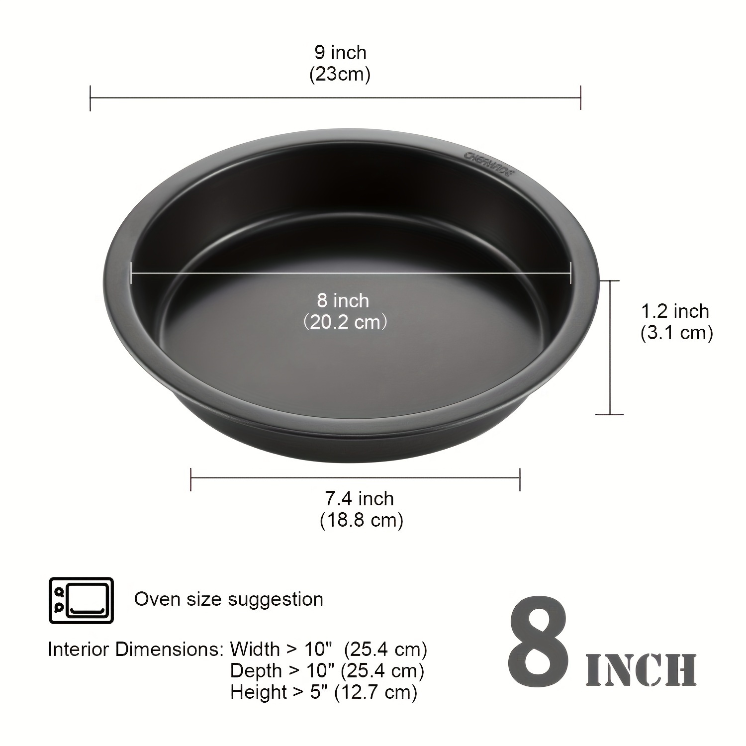 15x10 Inches Carbon Steel Nonstick Baking Sheet