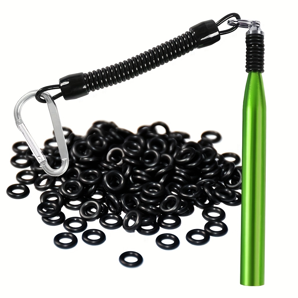 320pcs Wacky Rig O-Ring O rings Worm Fishing Tool Kit for Senkos