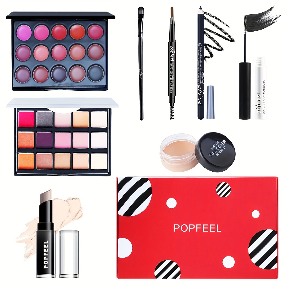 Popfeel Makeup Kit in one Makeup Gift Set Women Full Kit - Temu