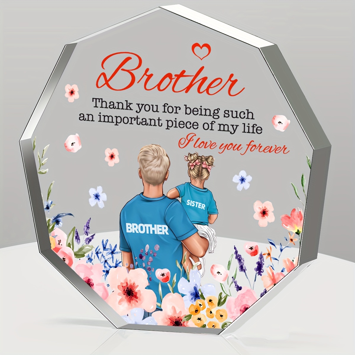 Big Brother Gifts – Plaque en acrylique en forme de puzzle, cadeau  d'anniversaire pour beau-frère, cadeau d'anniversaire pour frère, cadeau  d'anniversaire pour frère, cadeau d'anniversaire de la part : :  Cuisine et