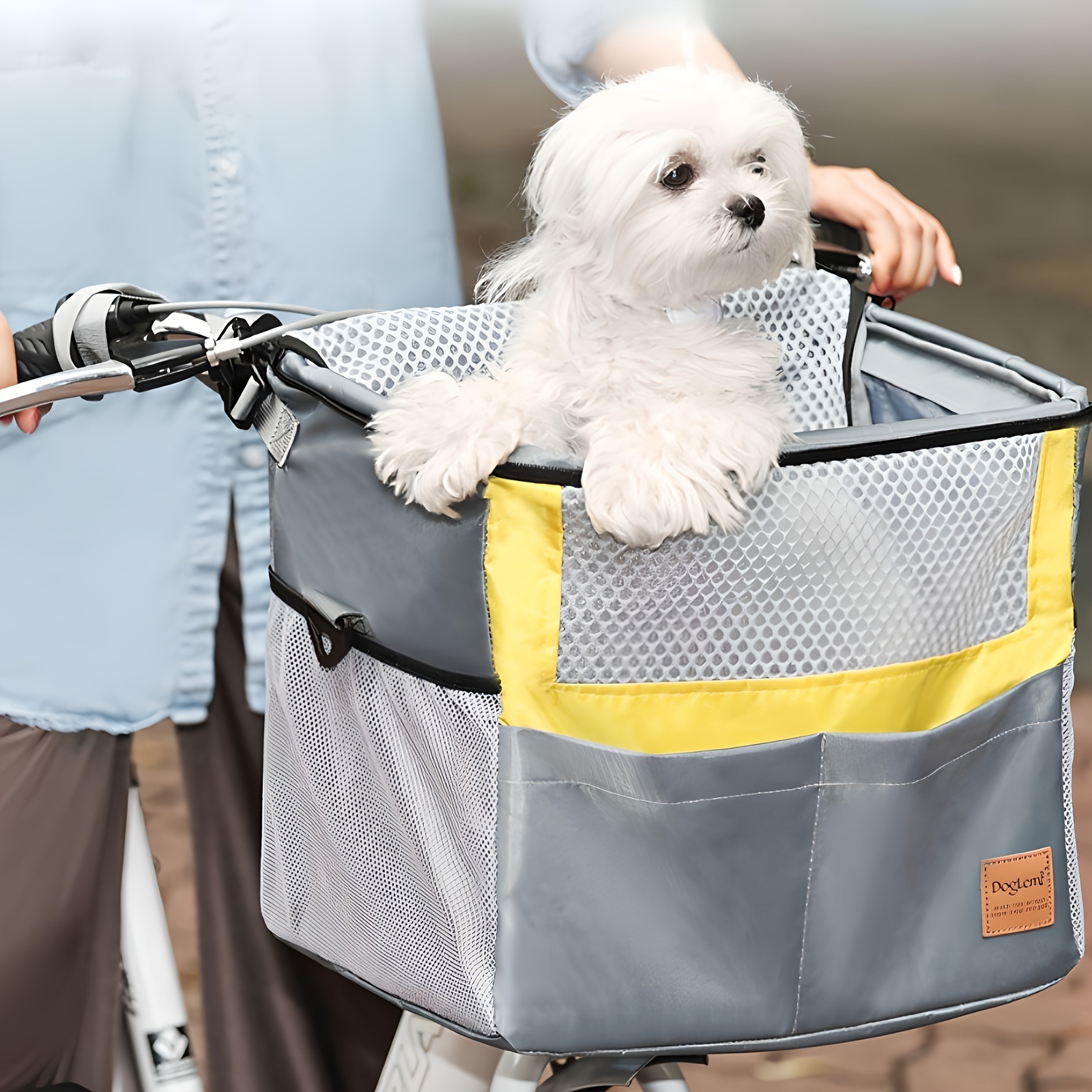 Dog Or Cat Bike Basket Expandable Soft sided Pet Carrier - Temu