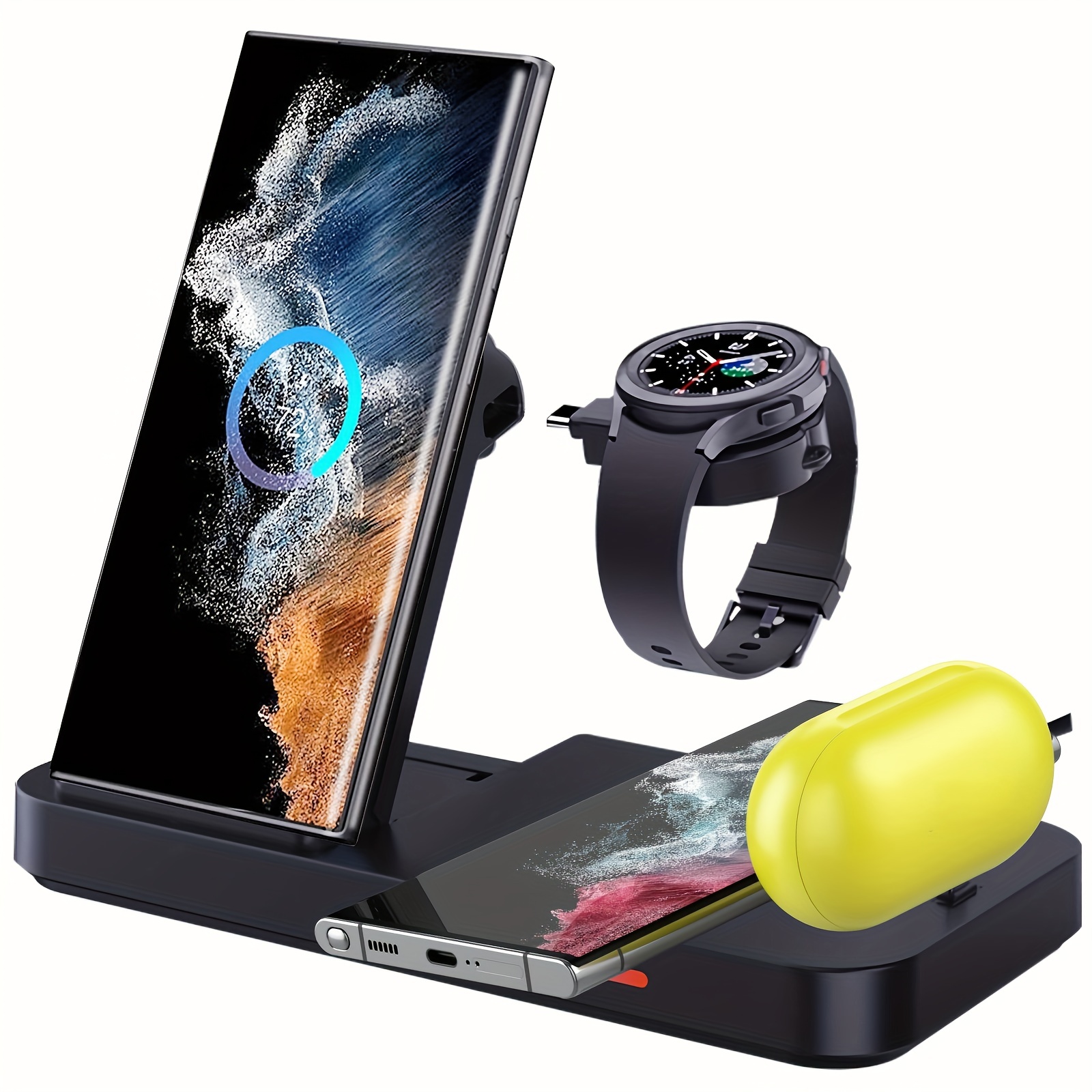 Wireless Charging Station For And Android Multiple - Temu United Kingdom