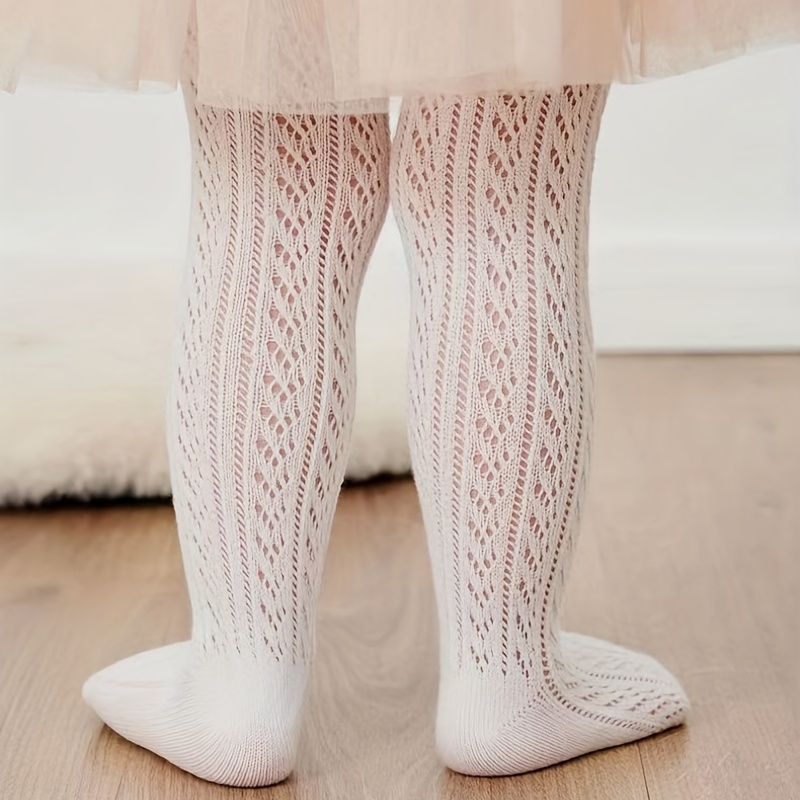 Toddler Girl Tights,Baby/Big Girls Cable Knit Leggings Stocking