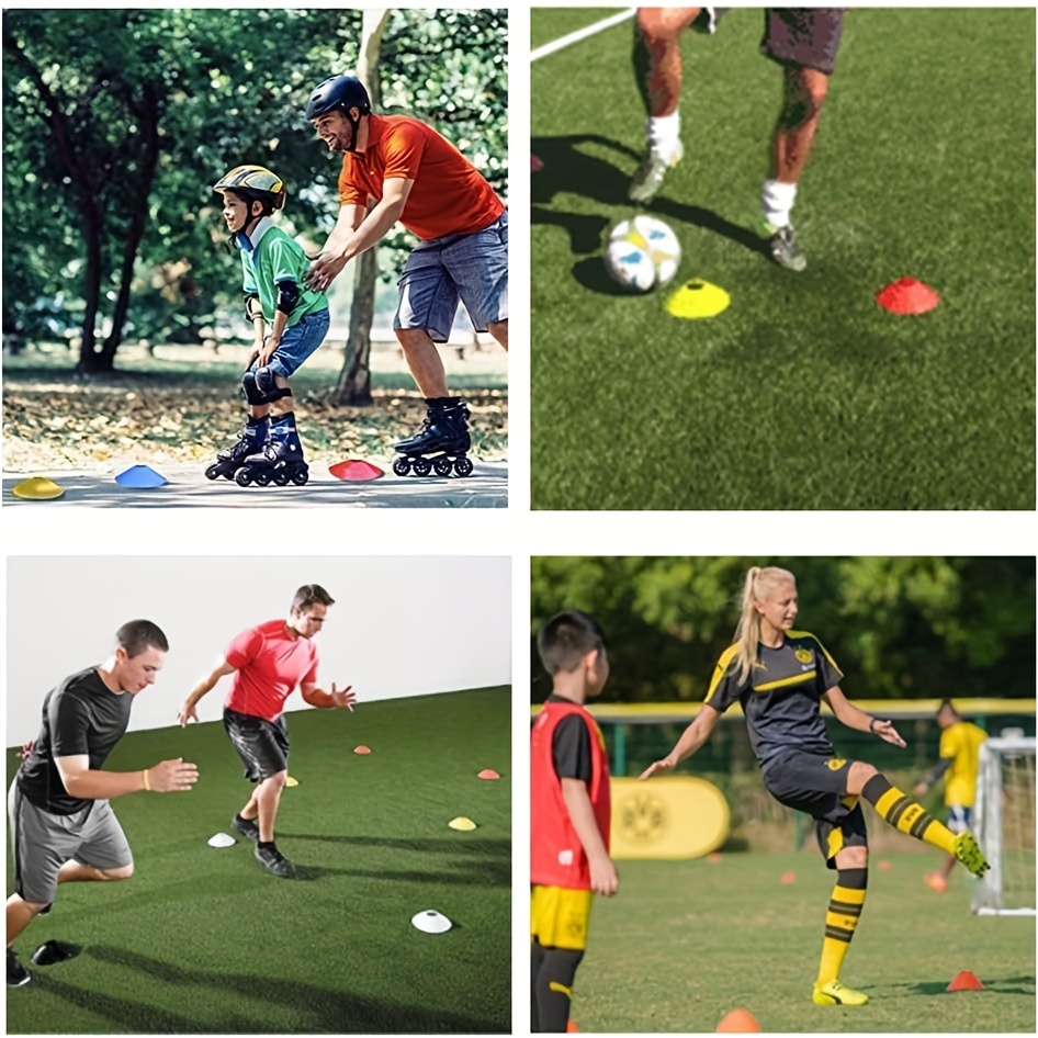 Cône d'entraînement de football Wchiuoe, marqueur de football