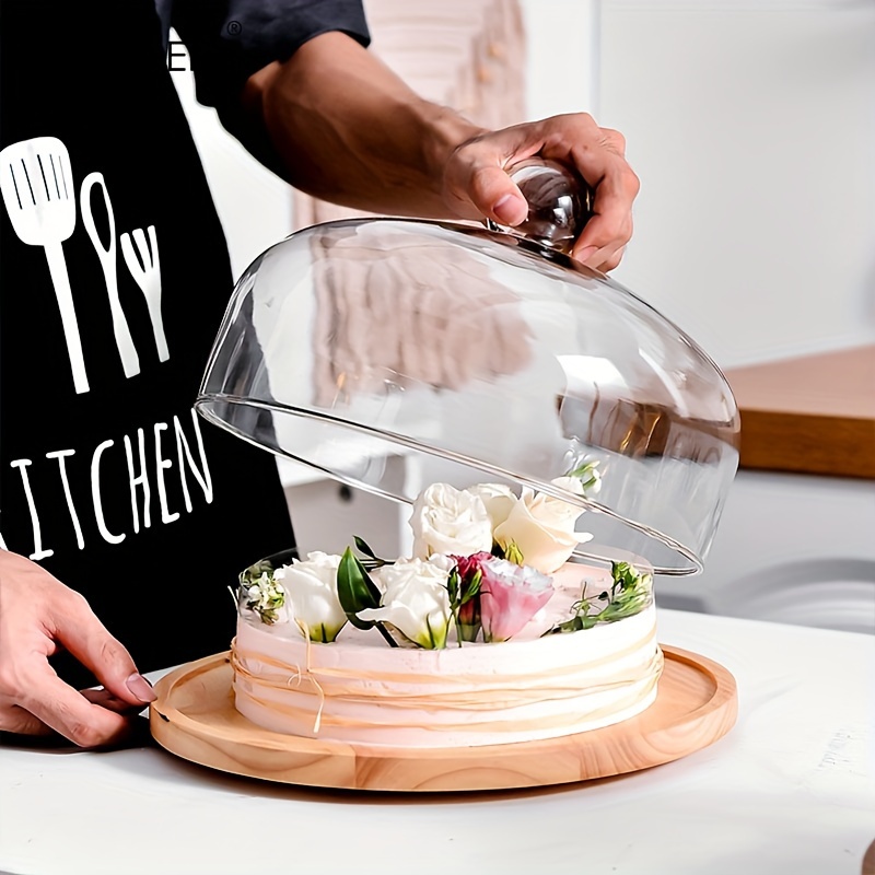 2pcs Assiettes à Gâteau Rondes Disque de Gâteau en Acrylique Transparent  Planche à Gâteau et 1pc Grattoir à Gâteau Réutilisables Décoration  Bricolage pour Mariage Anniversaire Fête Célébration : : Cuisine  et Maison