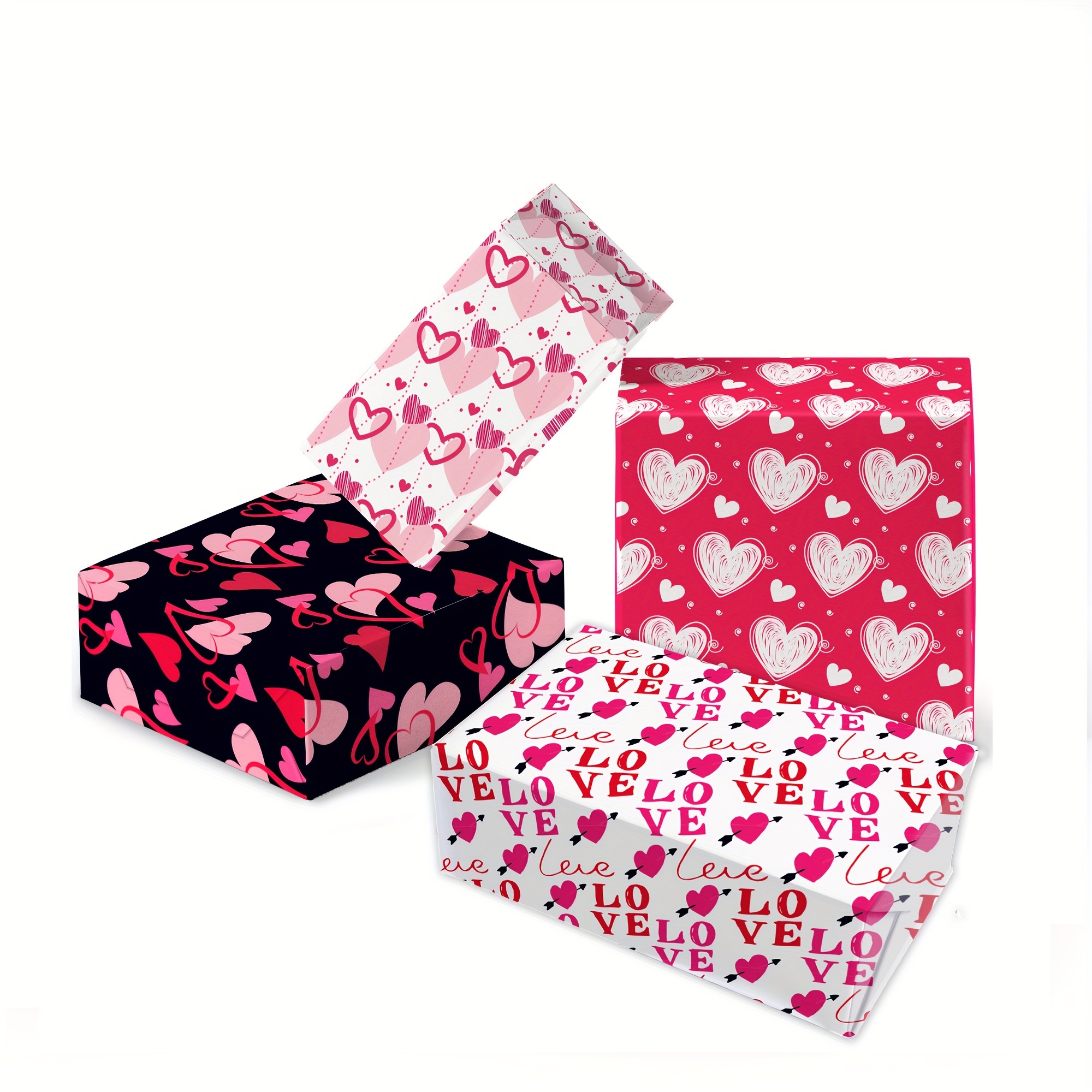 Gift Wrapping Paper Red Wrapping Paper Valentine's Day - Temu