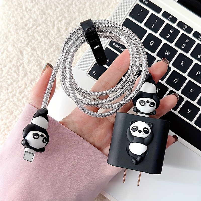 Lindo Protector Cable Usb Nuevo Forma Cachorro Corazón Amor - Temu