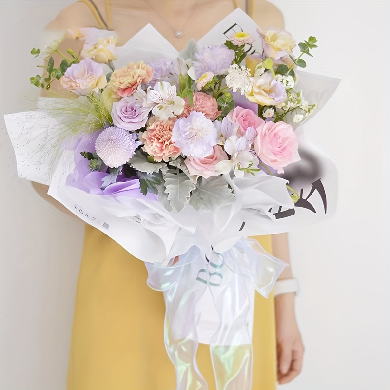 Fish Tail Yarn Ribbon Fresh Flower Bouquet Packaging - Temu United