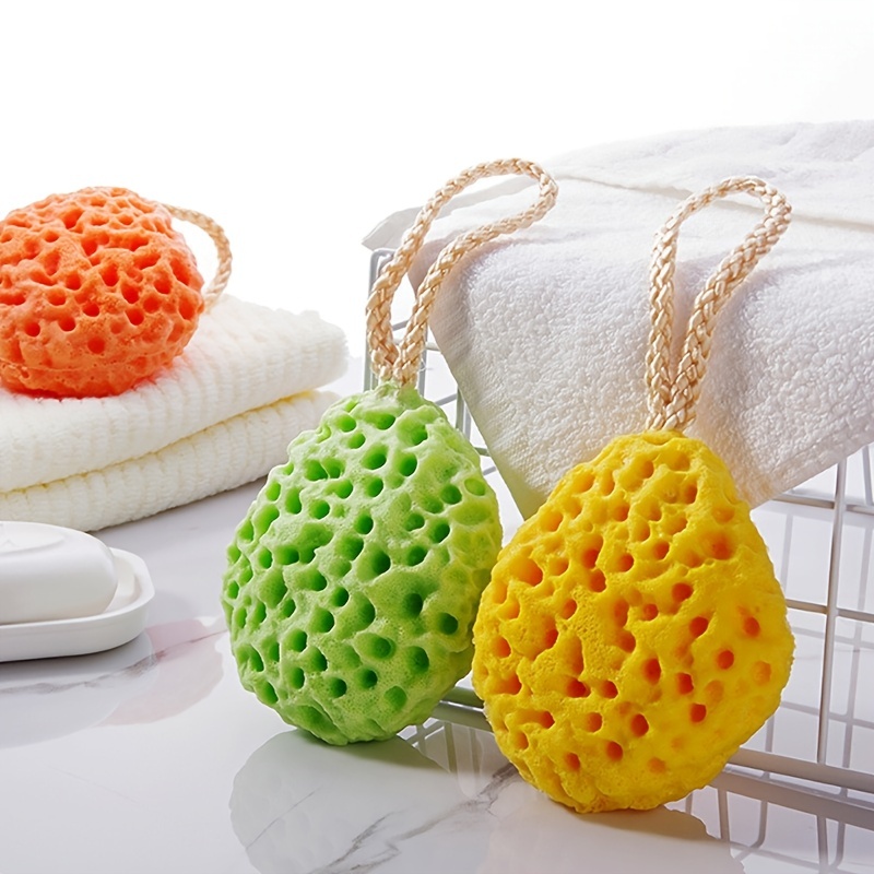 Bath Sponge Shower Puff Ball Nylon Mesh Soap Scrubber Body Massage