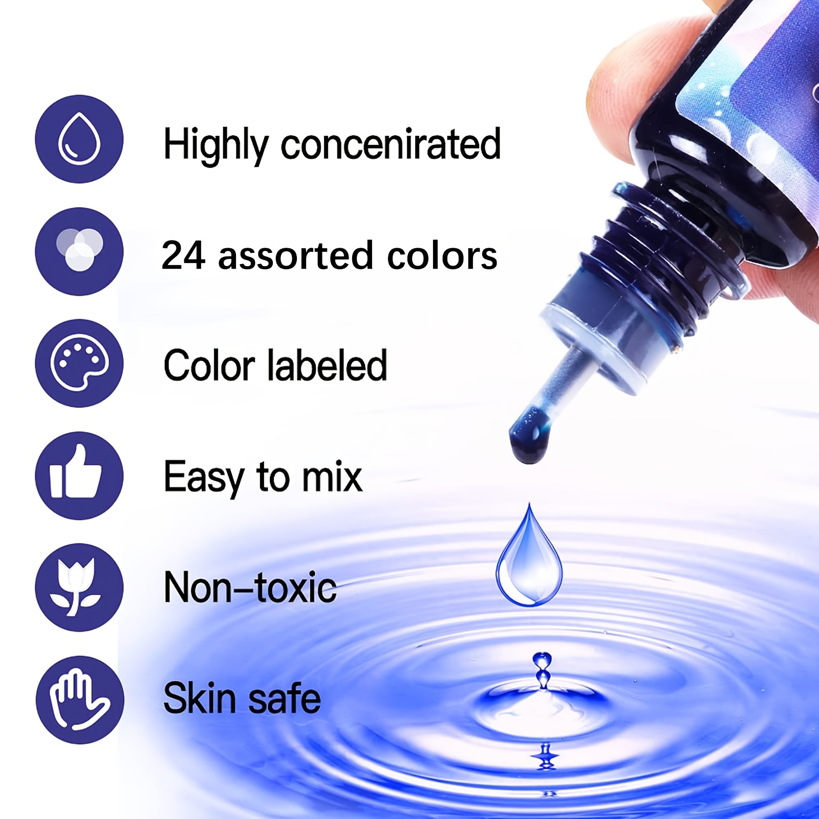 24 Colors Oil based Candle Color Dye Non toxic Non - Temu Republic