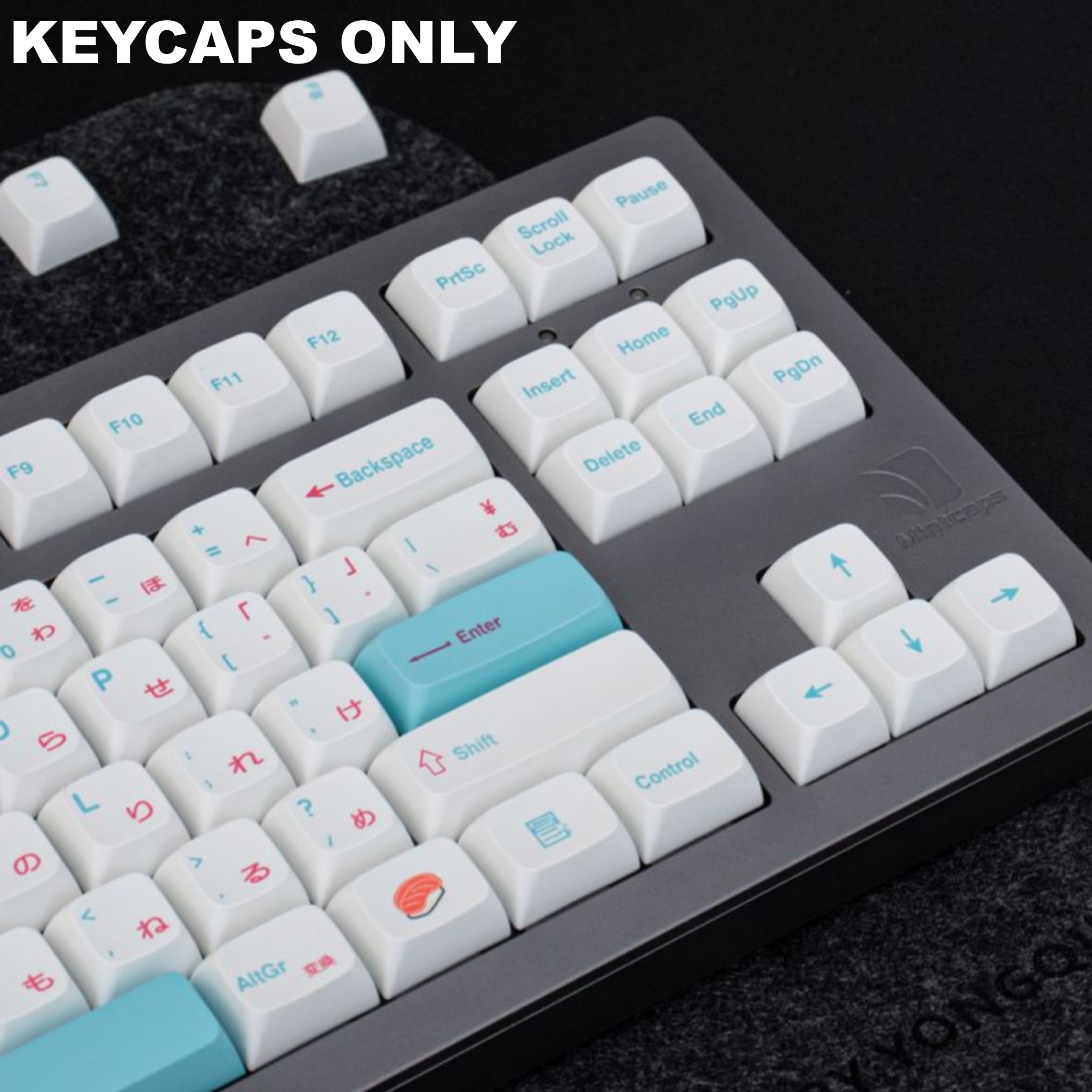 Coelho bonito PBT Key Caps, Perfil XDA, Personalizado Kawaii Dos