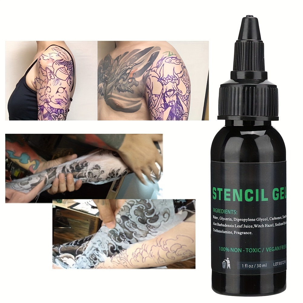 Ez Professional Tattoo Transfer Cream Gel Bottled 4oz Tattoo Art