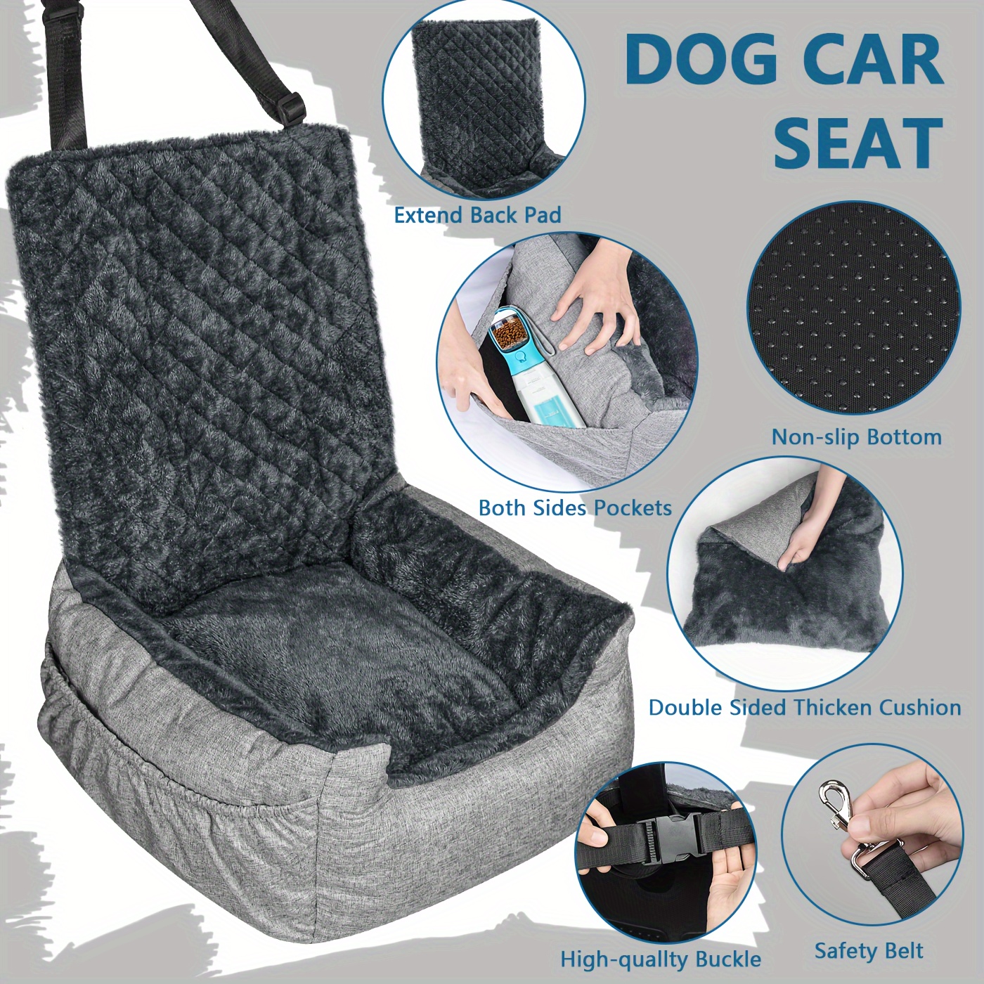 Car Boost Cushion - Fleece