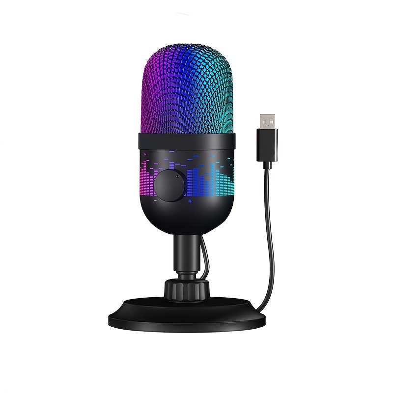 Micrófono inalámbrico Bluetooth para karaoke, altavoz portátil 5 en 1 con  luces RGB dinámicas, mini máquina de karaoke para viajes en automóvil