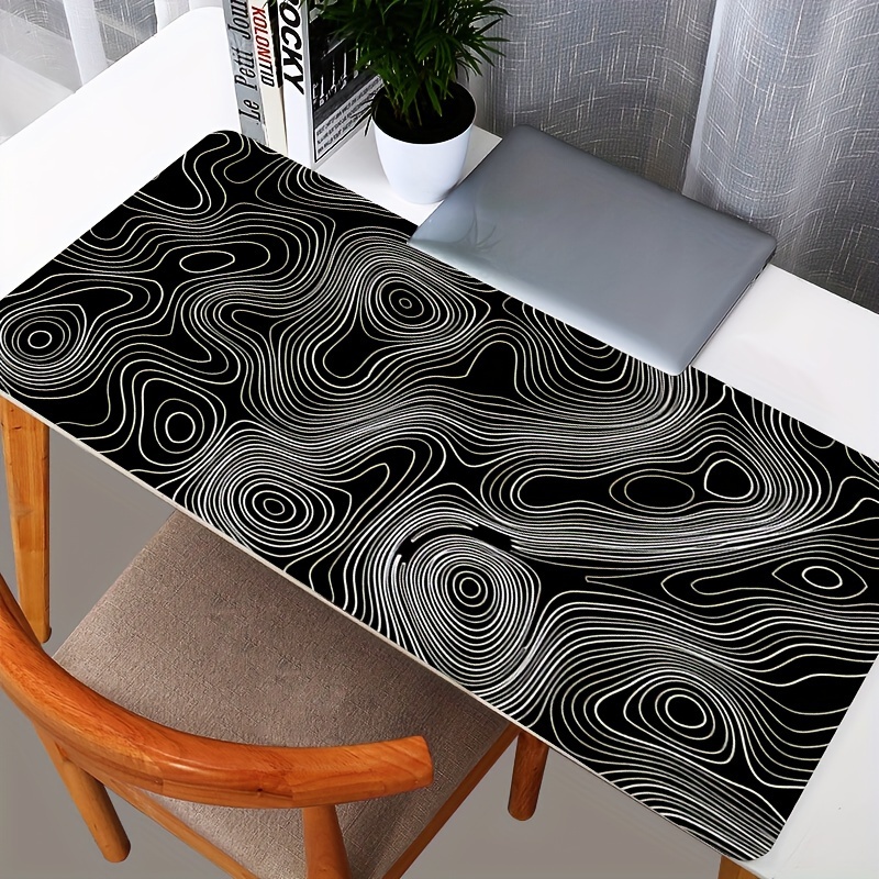Topographic Mouse Pad White Extended Gaming Mouse Pad - Temu