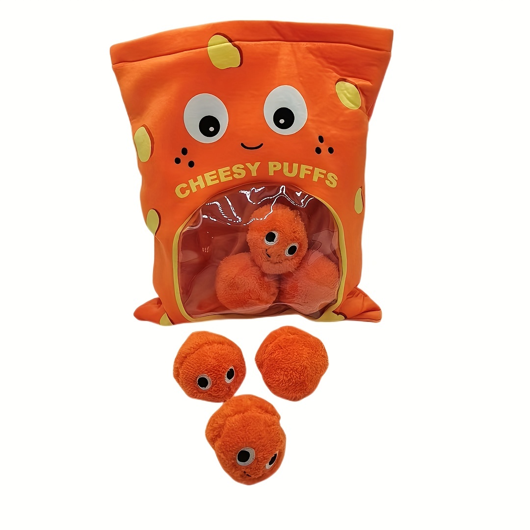 40 33cm 15 75 12 99inch puff snack pillow a bag of puff dolls stuffed toy 4