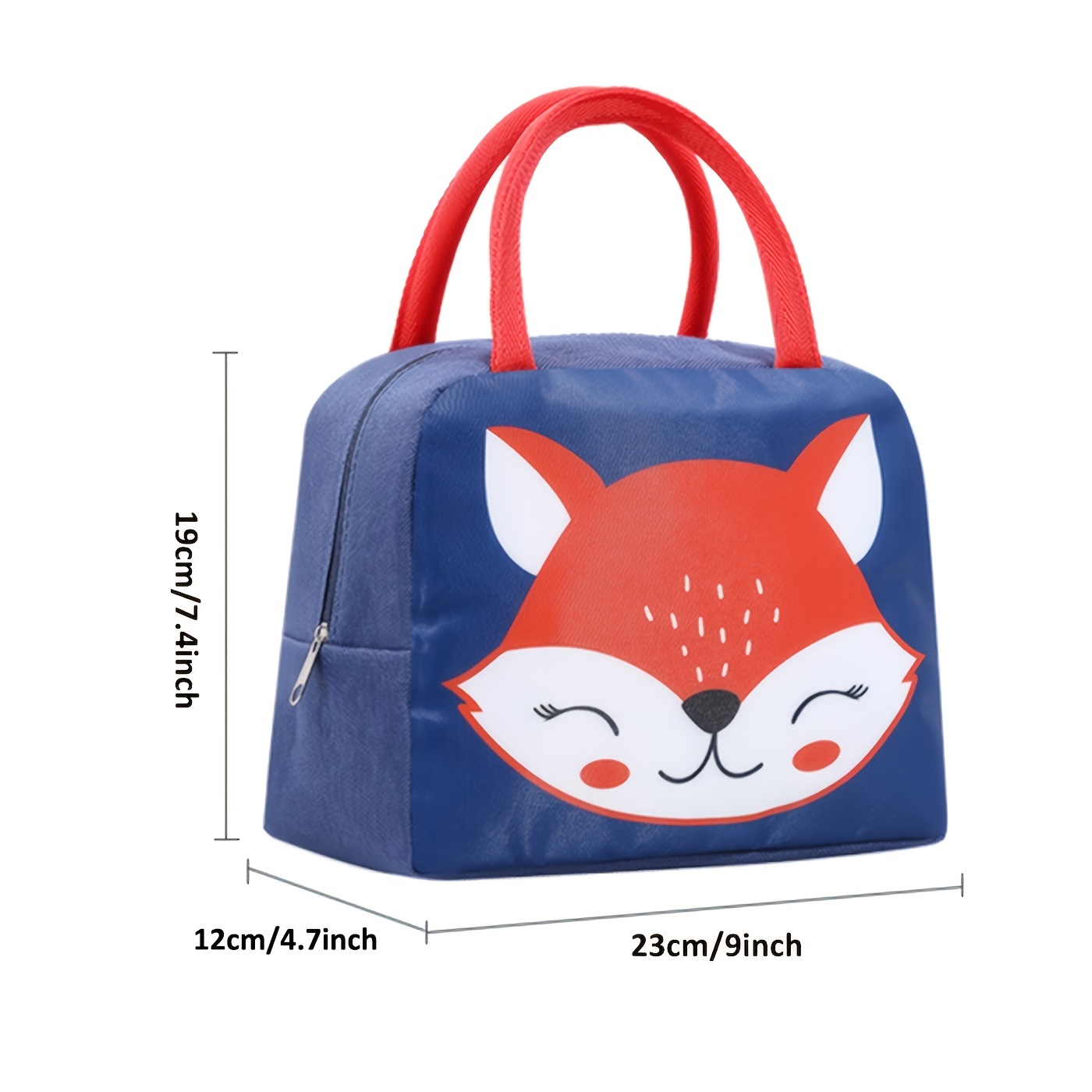 Cartoon Thickened Lunch Bag, Handle Design Lunch Box Bag, Bento Bag - Temu