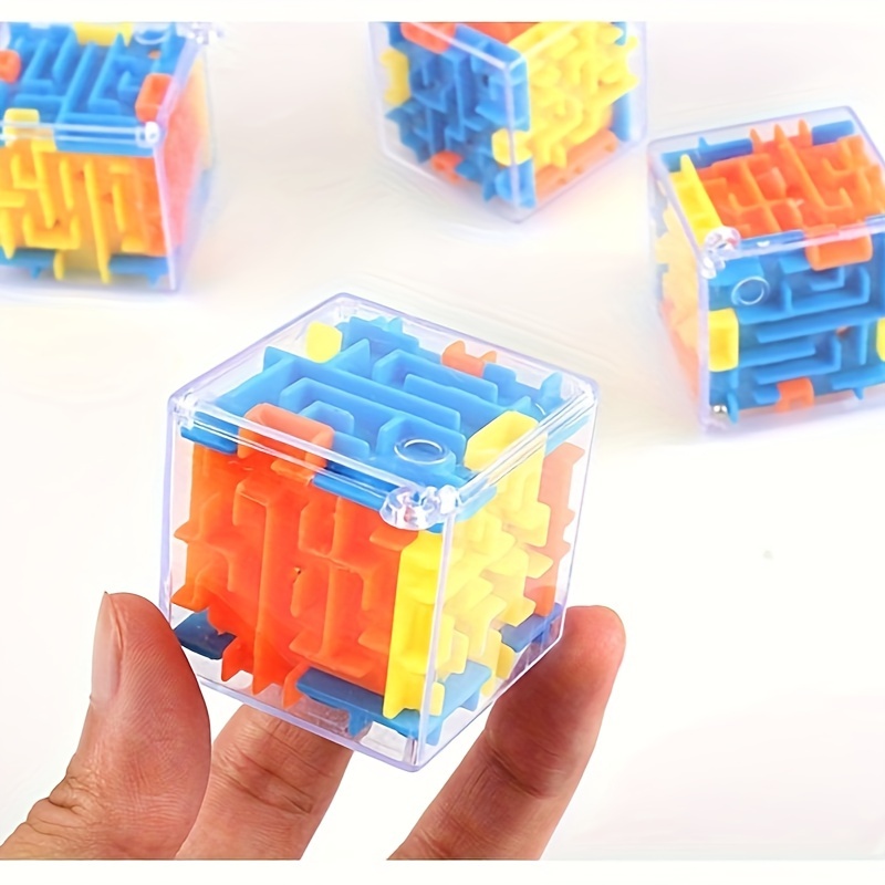 Mini Cube magique labyrinthe de vitesse 3D, Puzzle, jouets d'apprentissage,  boule roulante labyrinthe pour enfants, jouet pour adultes