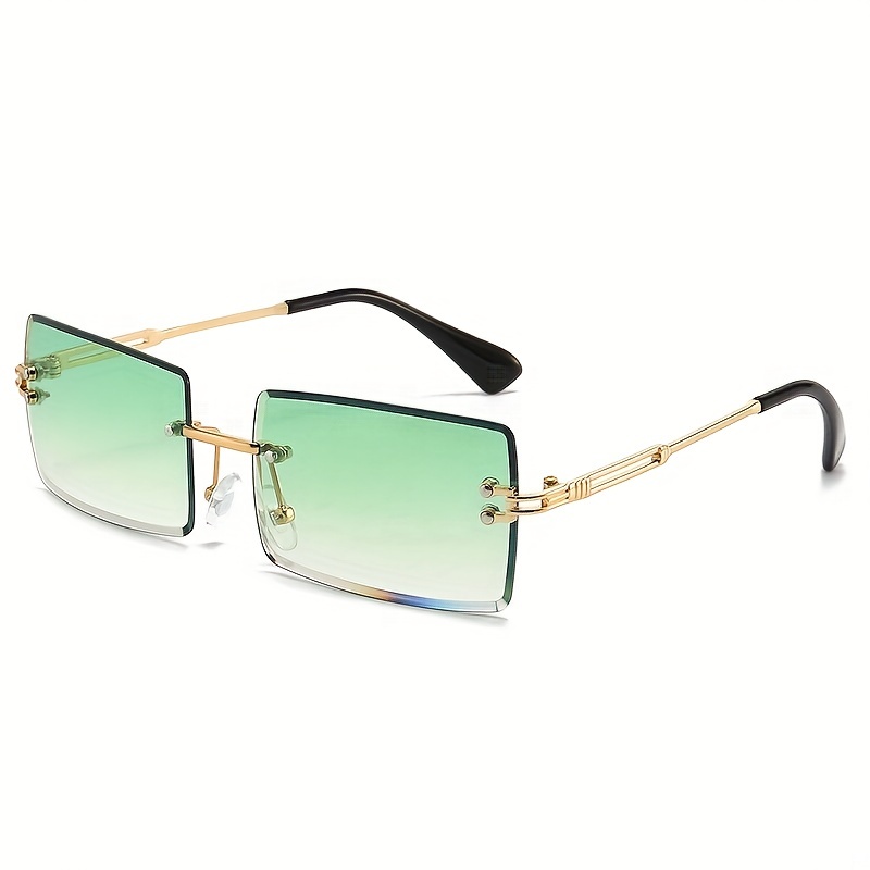 1 Pieza Gafas De Sol Clásicas Y De Moda Para Hombres Con Diseño Cuadrado Y  De Gran Tamaño Con Doble Barra Transversal De Metal, Adecuadas Para Usar  Durante Vacaciones Y Fiestas