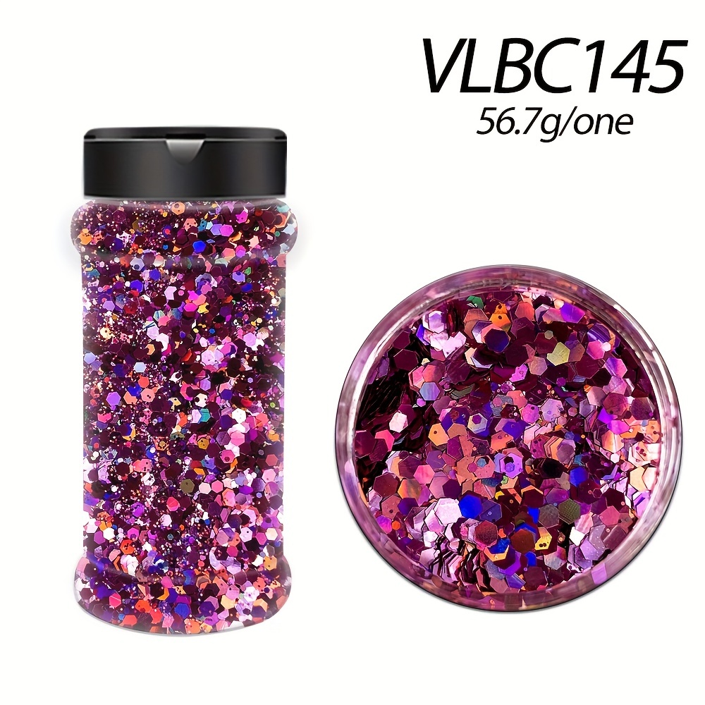 Holographic Chunky Glitter for Crafts & Nails