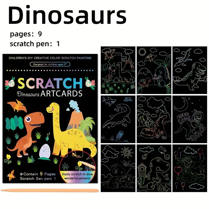 Scratch Art Kids Rainbow Scratch Paper Scratch Art Adults - Temu