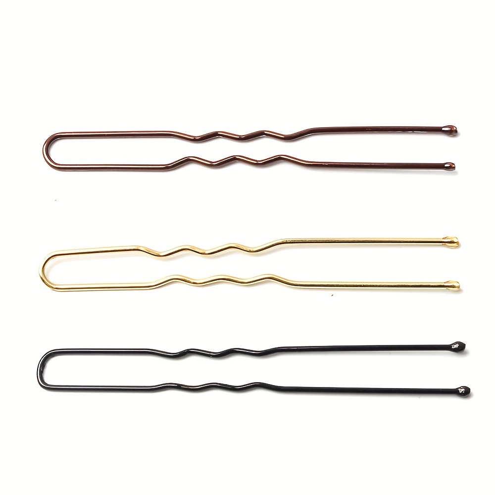 50pcs U-Shaped Hairpin Clips, Decorative Hair Accessories for Girls