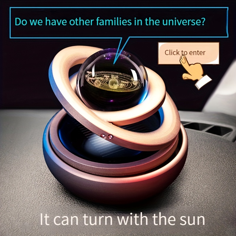 Solar 360 ° Interstellar Suspension Car Air Freshener - Temu