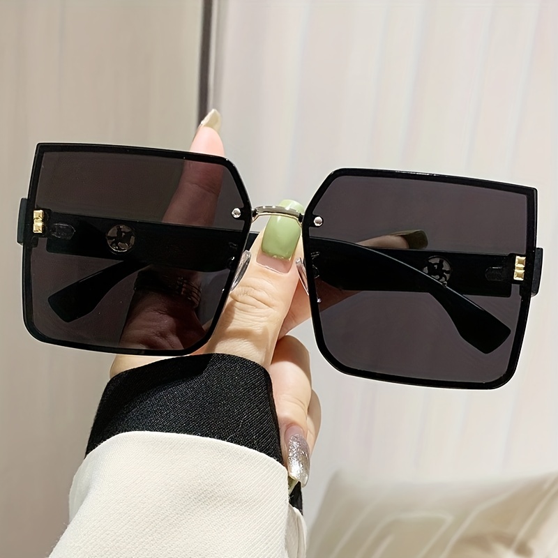 Oversized Square Fashion Sunglasses For Women Polarized Gradient Uv400 Sun  Shades For Driving Shopping Party - Temu