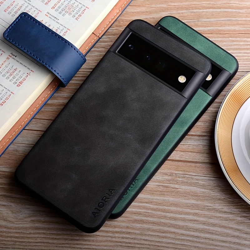 Case Google Pixel 6a Luxury Artificial Leather Business - Temu