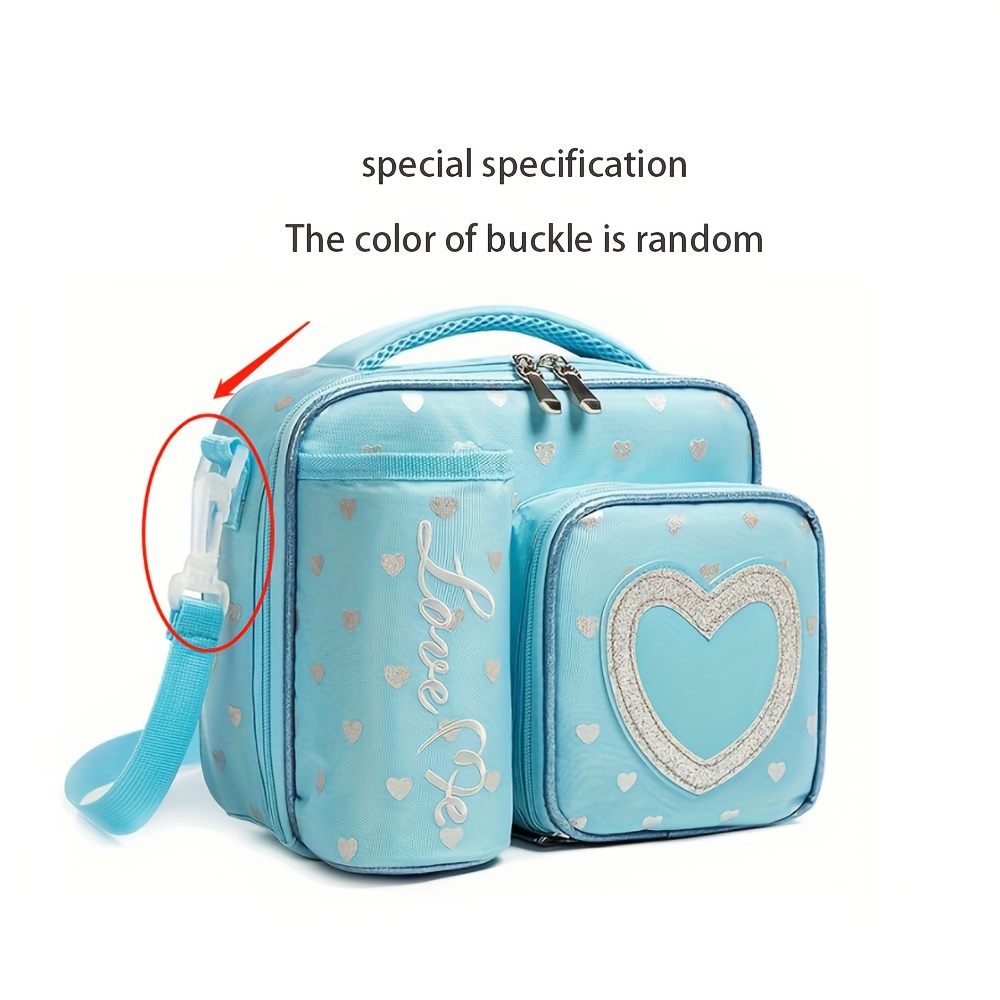 Bolsa de almuerzo aislante maletín bolsa de herramientas Bento Box almuerzo/ trabajo/escuela/playa/picnic rosa Sailing Electrónica