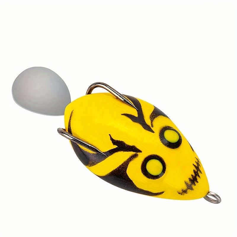 Bionic Frog Bait Blade Double Hook Artificial Fishing Lure - Temu