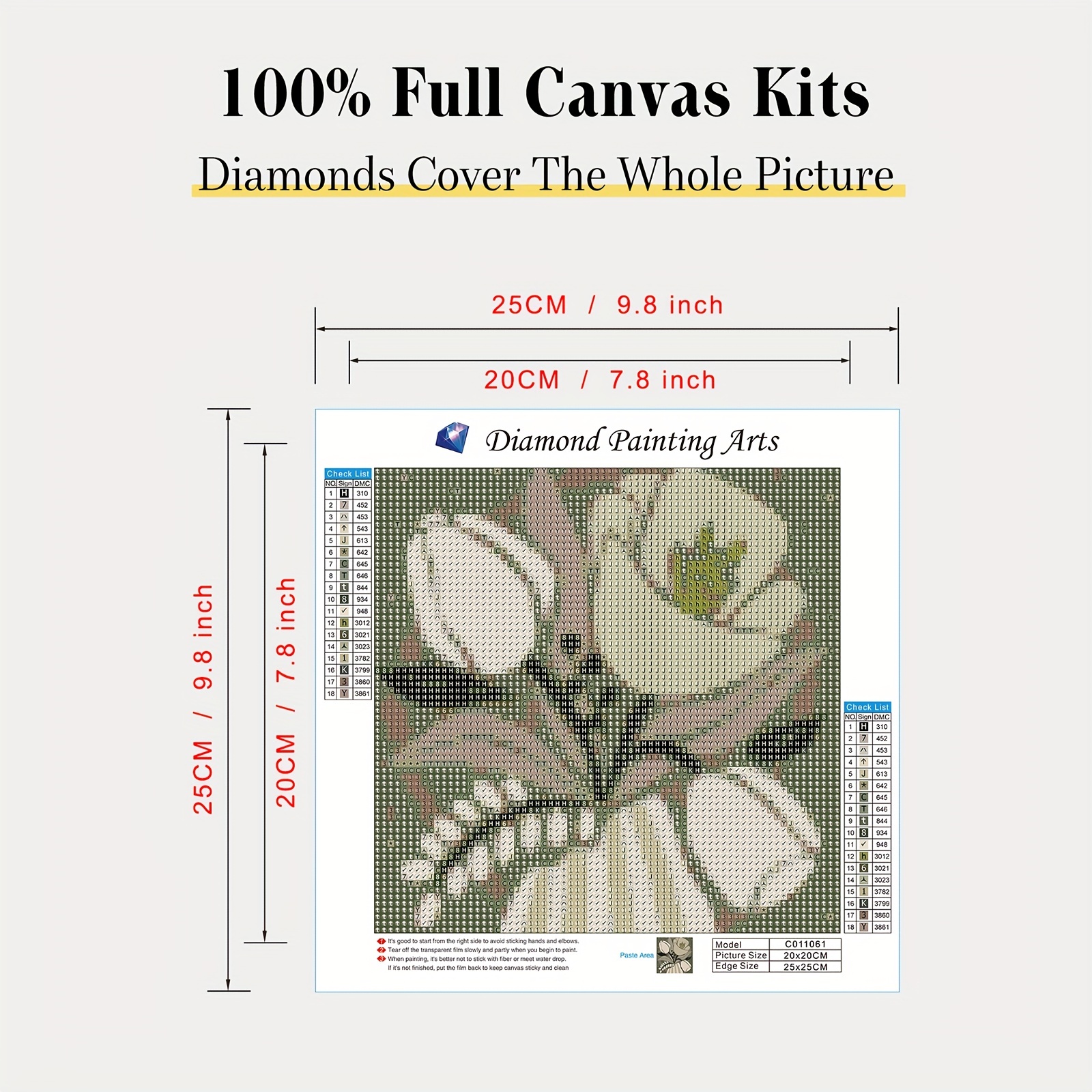 Small Flower Diamond Painting Kit 5d Diamond Art Kit, Painting Arts And  Crafts Home Wall Decor With Diamond Gems - Temu