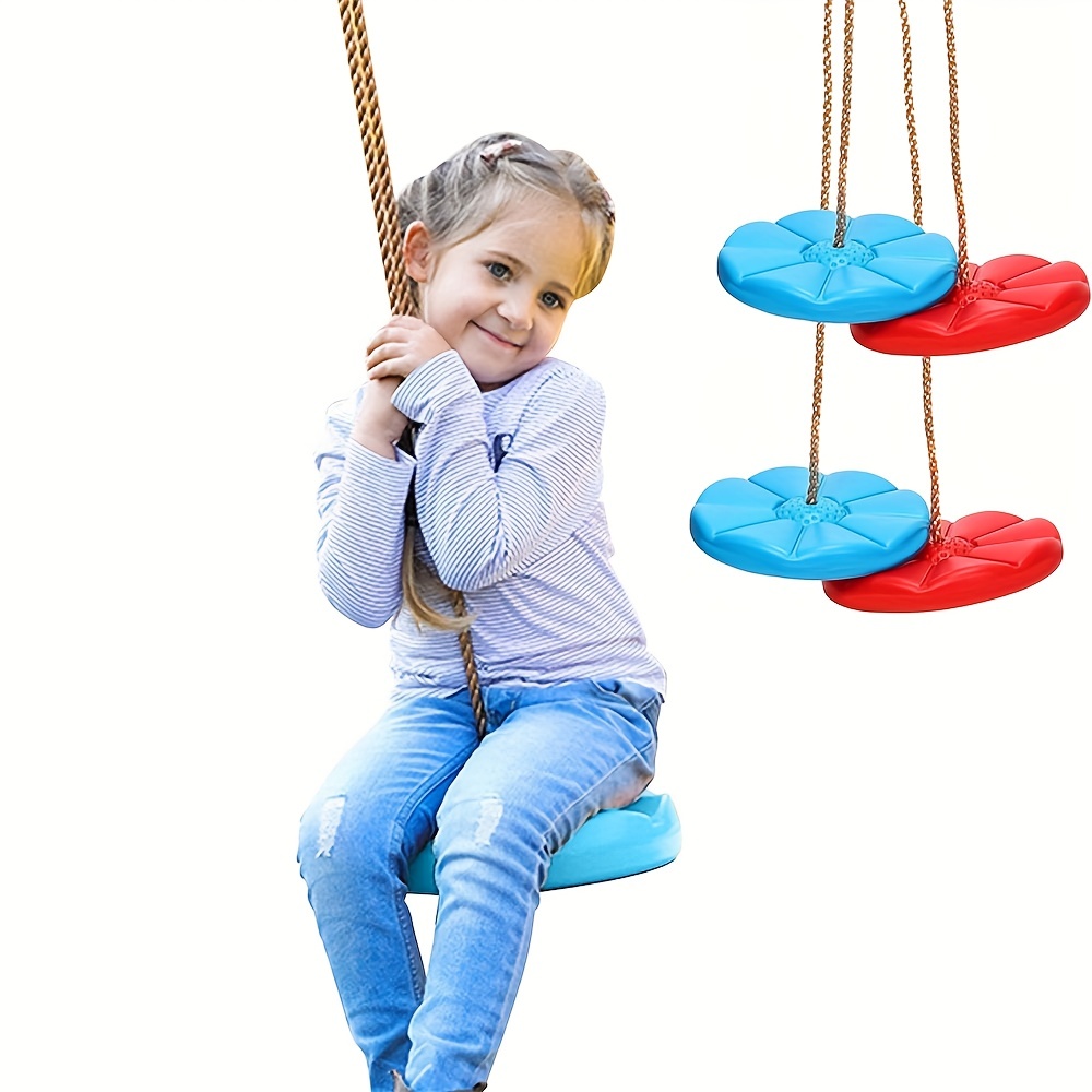 Swing Climbing Rope With Platform And Disc Swing Playground - Temu Canada