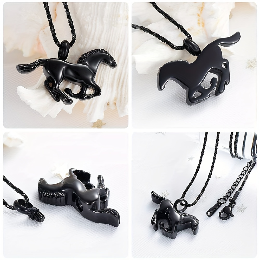 Horse on sale urn necklace