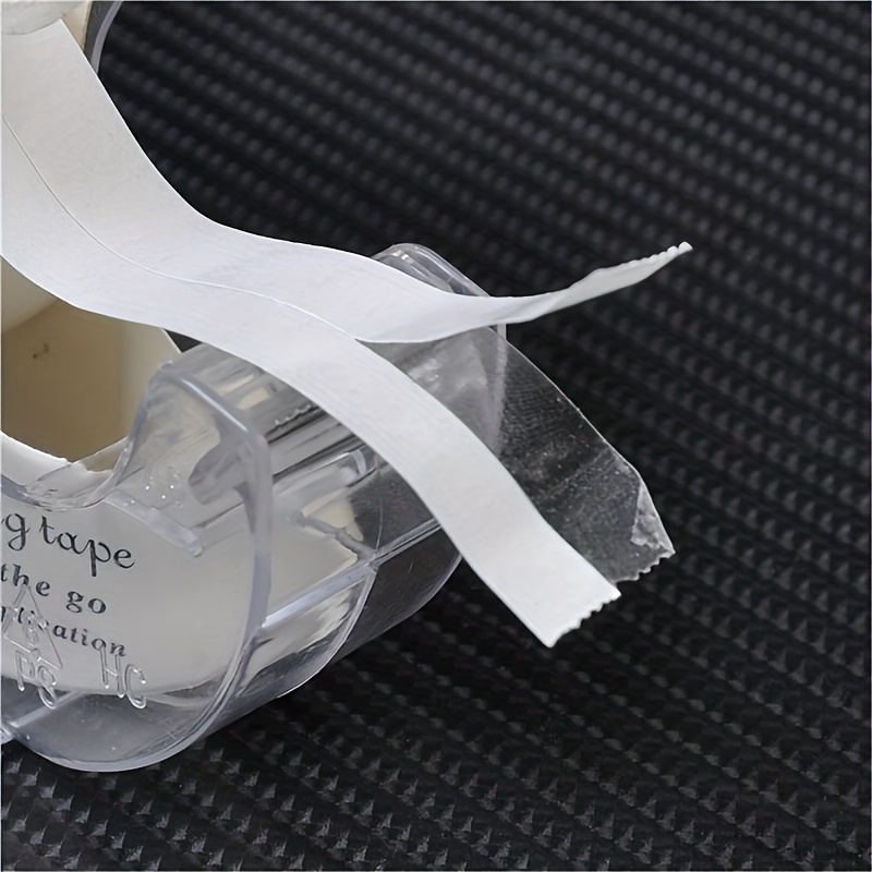 2 Rolls Double Sided Tape With Dispenser For Fashion Clothes Body