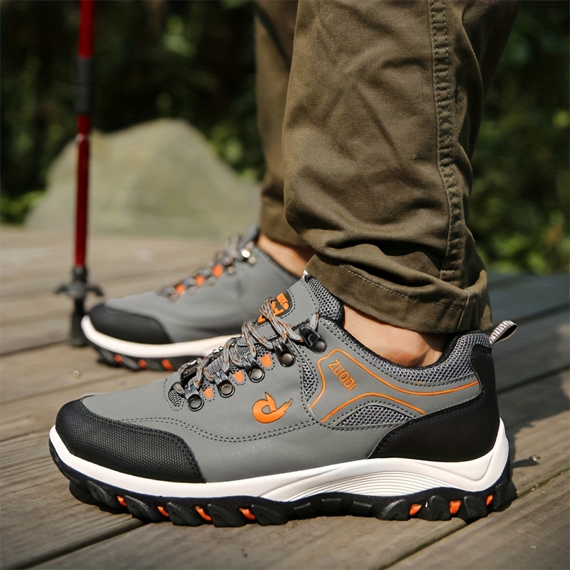 Scarpe Trekking Uomo In Resistente Pelle Pu Lacci, Comode Scarpe  Antiscivolo Traspiranti Lescursionismo, Caccia, Campeggio, Trekking, Non  Perdere Fantastiche Offerte