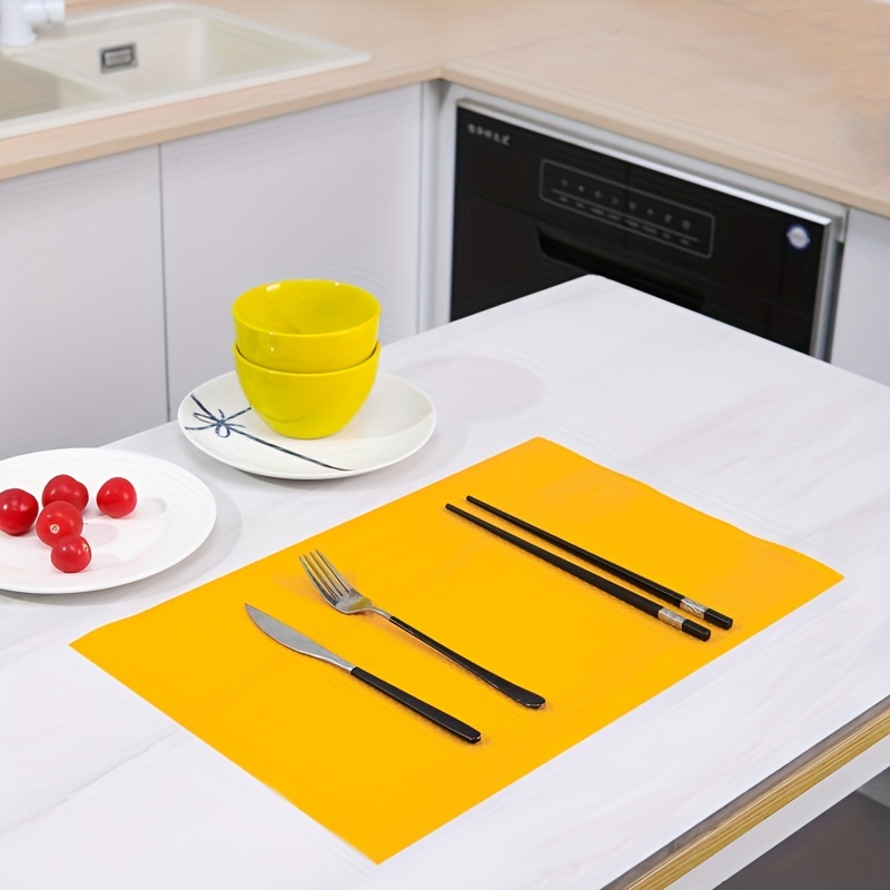 1 Roll Eva Non-slip Drawer Liner, Drawer Mat, Table Mat, Cabinet Mat, Shelf  Liner For Kitchen & Countertop