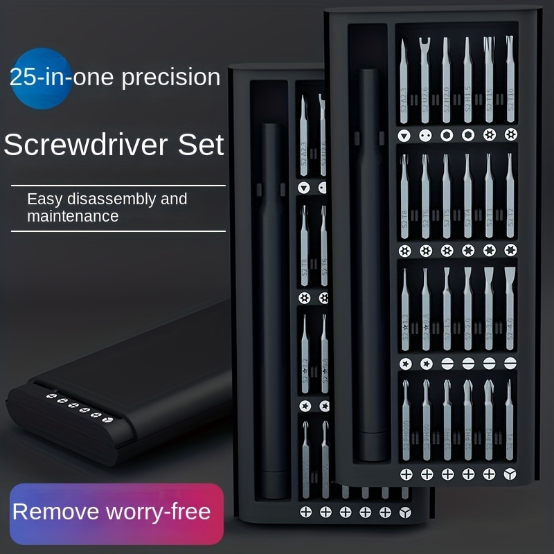 

24-in-one Multi-functional Precision Screwdriver Set Mobile Phone Tablet Disassembly Repair Tool Bit Removal Complete Set