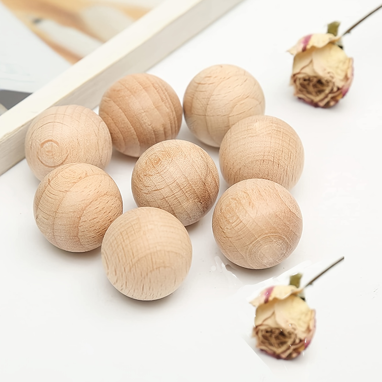 Beautiful Small Wooden Balls These Wooden Balls Will Not Let - Temu