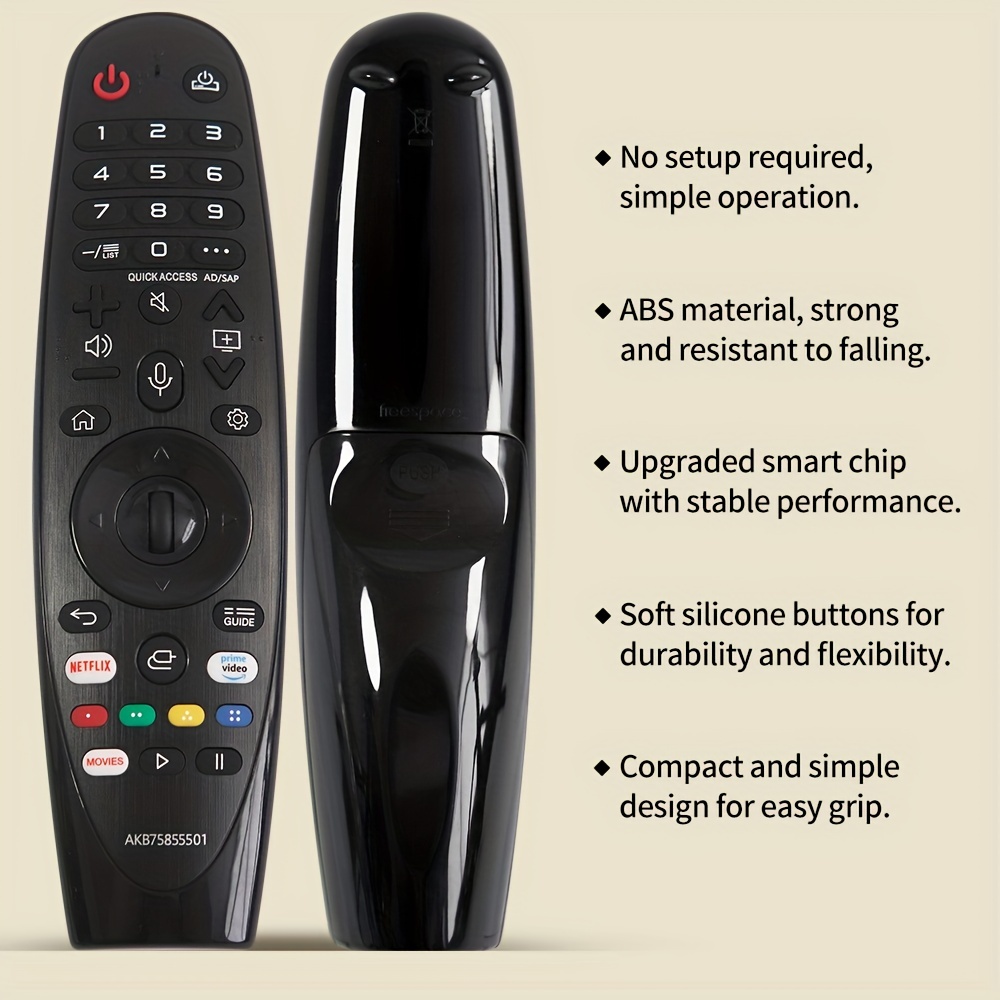 LG - AKB72915239 Control remoto universal nuevo para todas las TV y Smart  TV de LG (LG-23+AL)