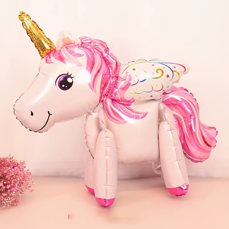 Ballon de cheval arc-en-ciel 3D, décoration d'accessoire de fête d' anniversaire de vacances, jouet de fête Licorne de bande dessinée de jouet  d'enfants, pour des fournitures de fête - Temu France