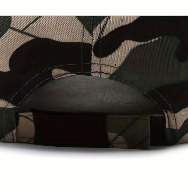 Polyester Knitting Sports Baseball Cap Camouflage Sun Hat Climbing