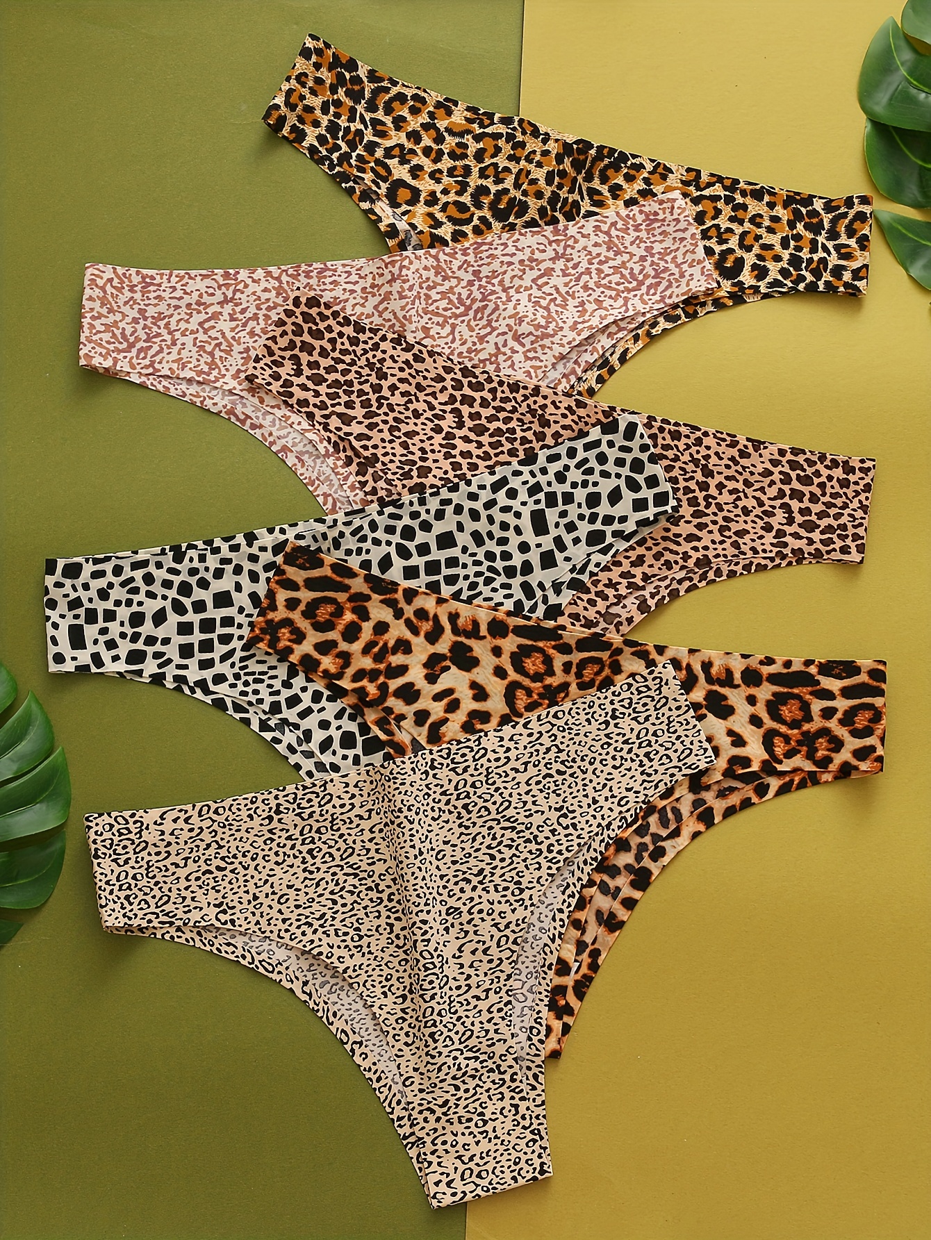 Seamless Leopard Panties Comfy Breathable Stretchy Intimates - Temu