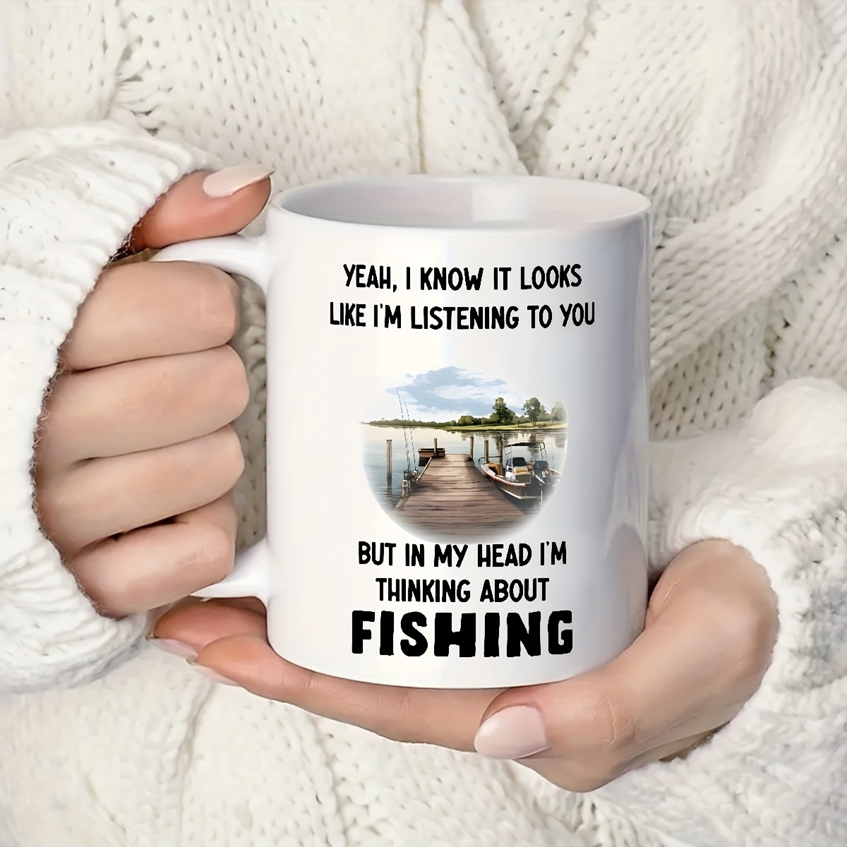 Funny Fishing Mug Fishing Gift Fisherman Mug Fisherman Gift - Temu