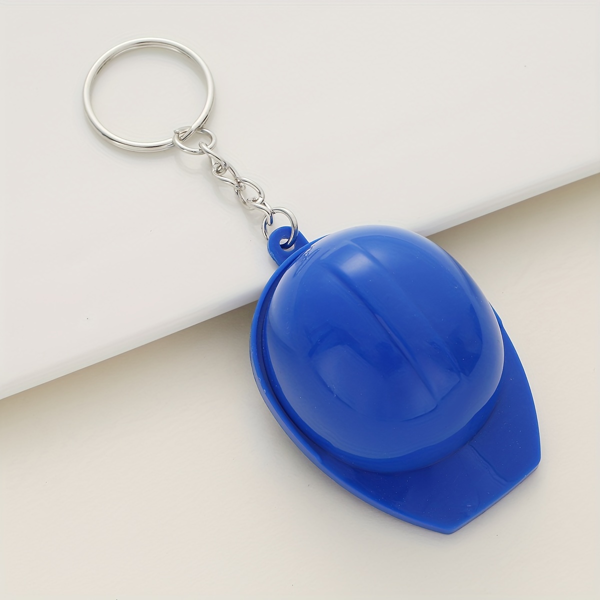 1pc Creative And Minimalist Construction Safety Helmet Keychain