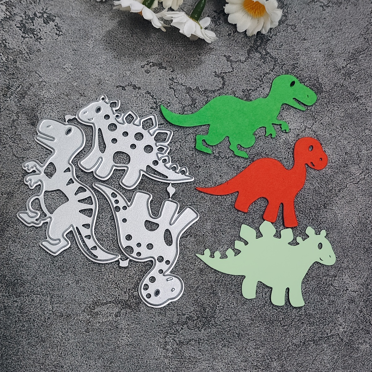 

Dinosaur Cutting Dies Embossing Scrapbooking Paper Cutting Greeting Card Cutter Dies Decoration Crafts Stamping Dies Cutting Dies