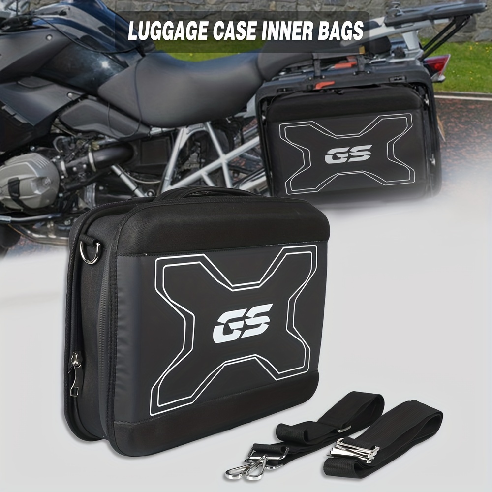 Canvas side bag and R1200 GS LC frame